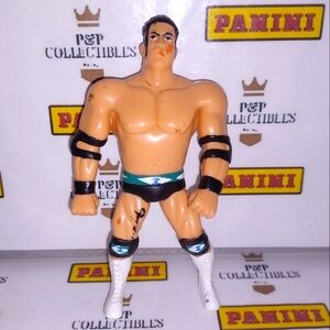 The Rock Dwayne Johnson 🏆 WWF Bend-Em 🔥 WWE Wrestling Action Figure